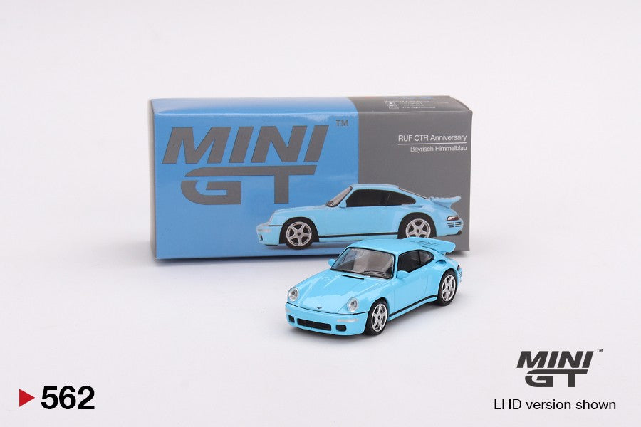 1:64 Mini GT #562 RUF CTR Anniversary – Bayrisch Himmelblau Limited Edition mgt00562