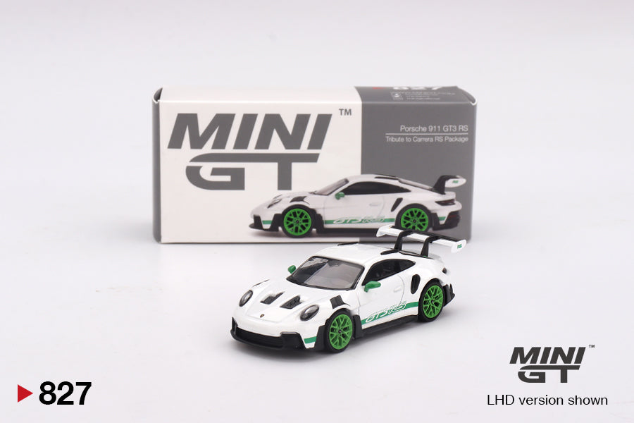 1:64 Mini GT #827 Porsche 911 (992) GT3 RS Tribute to Carrera RS Package Limited Edition MGT00827