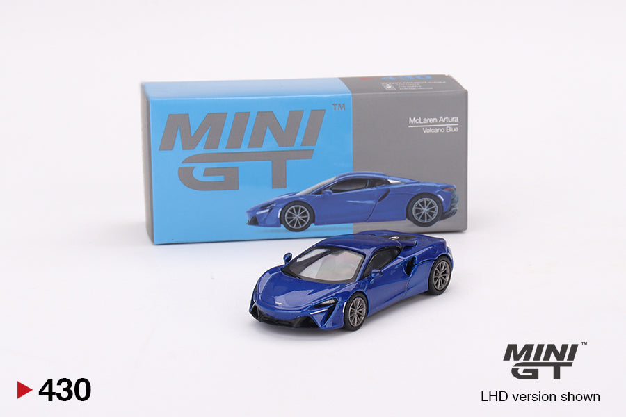 1/64 Mini GT #430 McLaren Artura Volcano Blue Limited Edition mgt00430