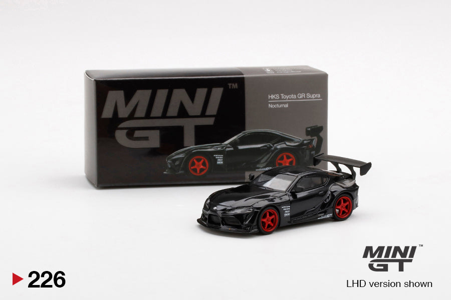 1/64 Mini GT #226 Toyota GR Supra HKS Nocturnal Limited Edition mgt00226