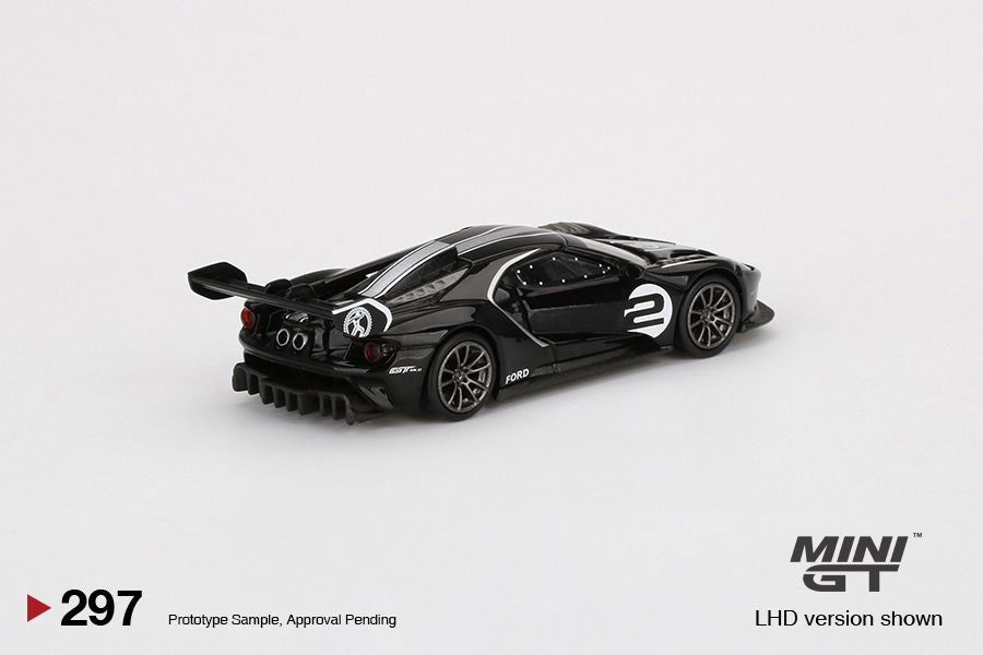 1/64 Mini GT #297 Ford GT MK II #2 Shadow Black Limited Edition mgt00297