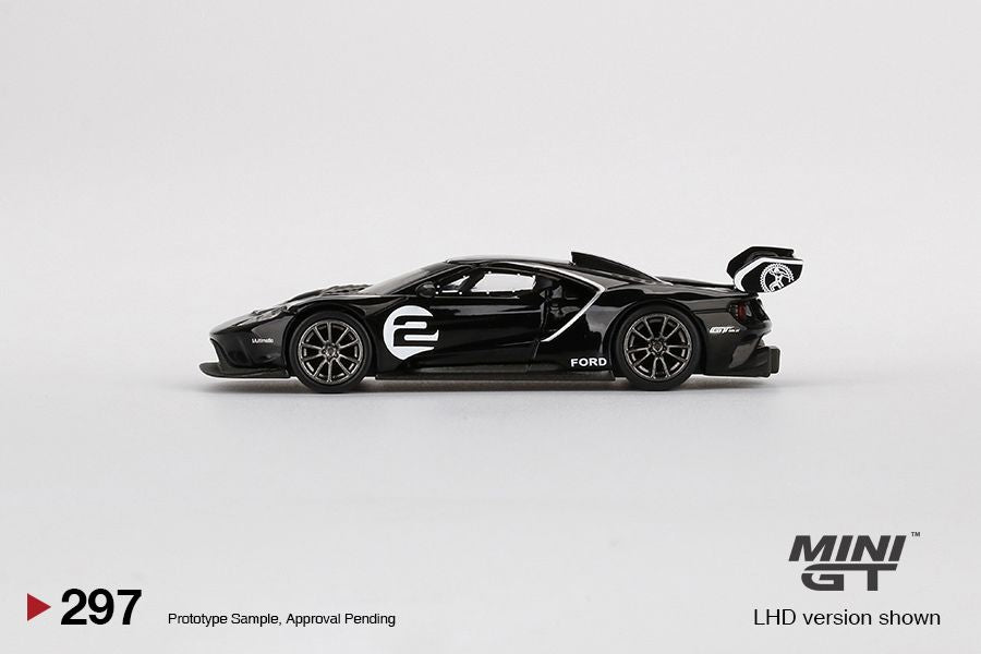 1/64 Mini GT #297 Ford GT MK II #2 Shadow Black Limited Edition mgt00297