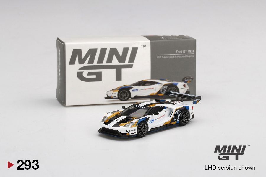 1:64 Mini GT #293 World Wide Ford GT MK II 2019 Pebble Beach Concours d'Elegance Limited Edition mgt00293