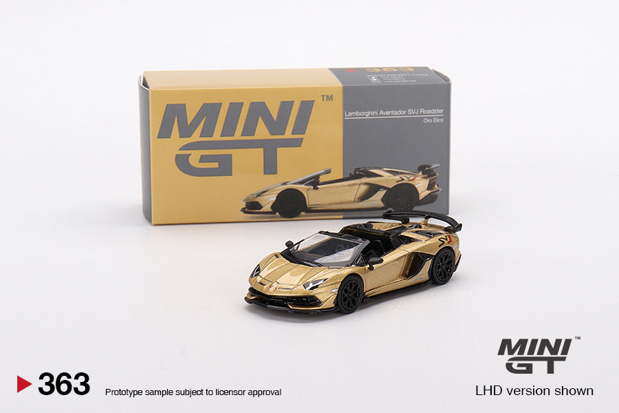 1:64 Mini GT #363 Lamborghini Aventador SVJ Roadster Limited Edition MGT00363