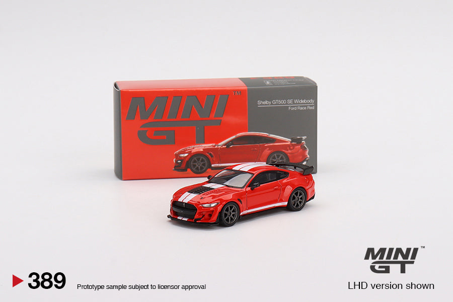 1:64 Mini GT #389 Shelby GT500 SE Widebody Ford Race Red Limited Edition mgt00389
