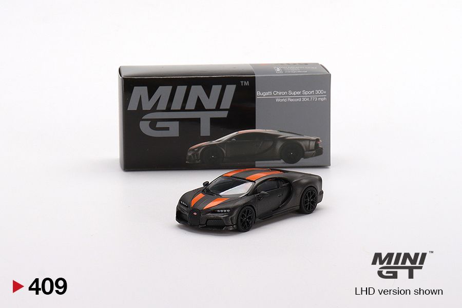1:64 Mini GT #409 Bugatti Chiron Super Sport 300+World Record 304.773 mph Limited Edition mgt00409