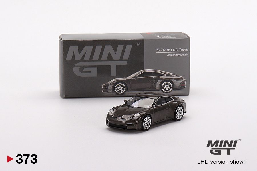 1/64 Mini GT #373 Porsche 911 (992) GT3 Touring Grey Limited Edition mgt00373
