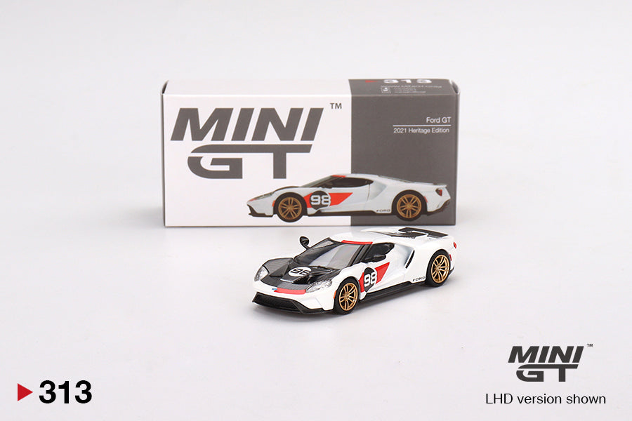 1:64 Mini GT #313 Ford GT 2021 Ken Miles Heritage Limited Edition mgt00313