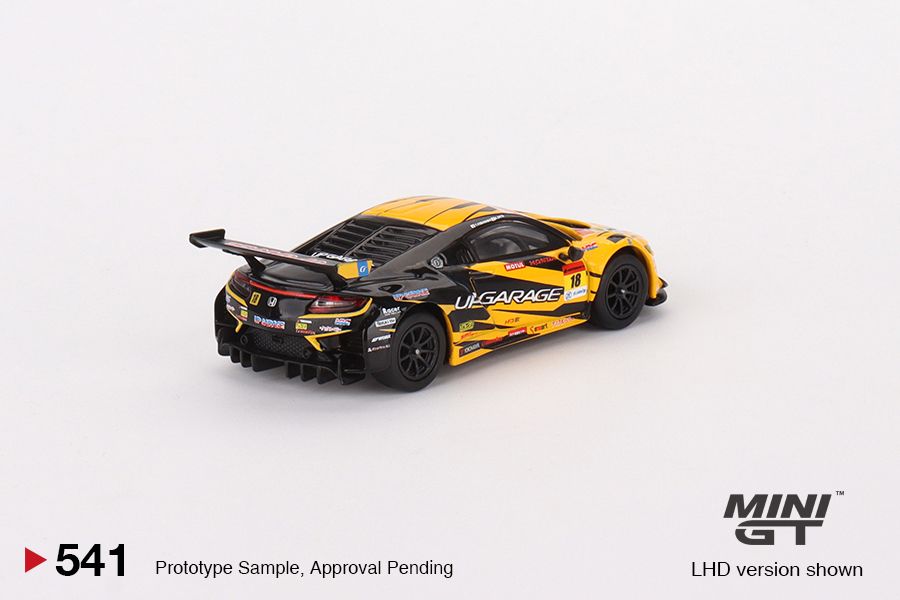 1/64 Mini GT #541 Honda NSX GT3 EVO22 #18 TEAM UPGARAGE 2022 Super GT Series Yellow Japan Exclusive mgt00541