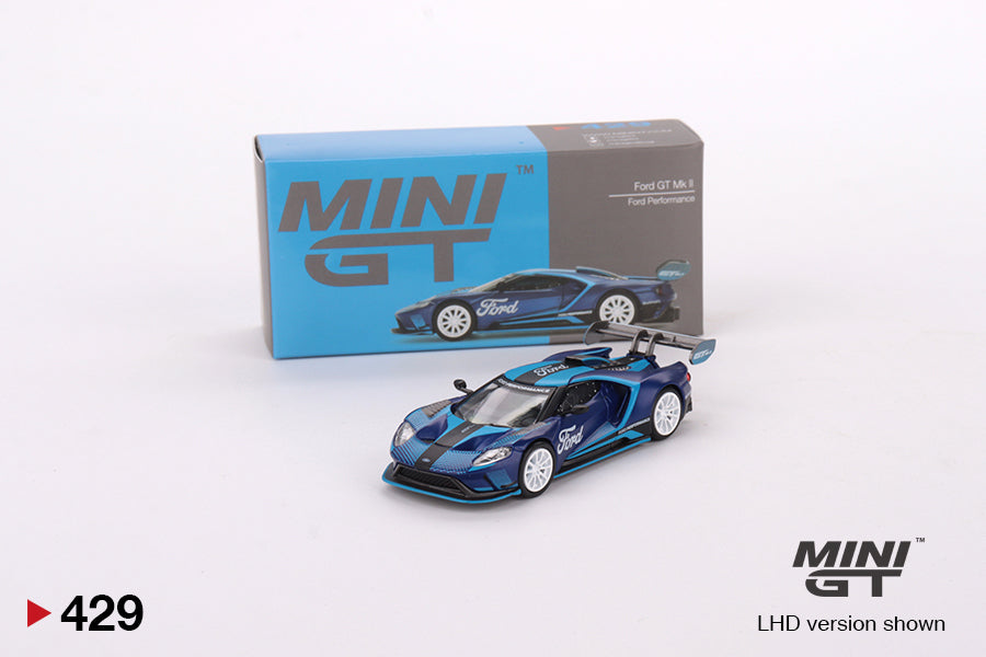 1:64 Mini GT #429 Ford GT MK II Ford Performance Limited Edition mgt00429