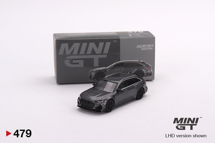 1/64 Mini GT #479 Audi ABT RS6-R Daytona Grey Limited Edition mgt00479