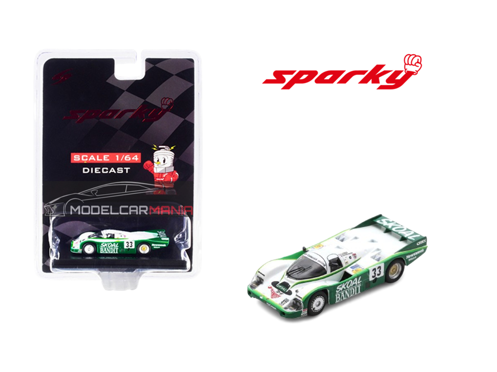1:64 Spark Model Porsche 956 #33 3rd Place 24H Le Mans 1984 Y178B