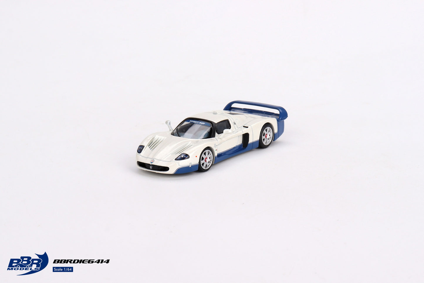 1/64 BBR Models Maserati MC12 Stradale White BBRDIE6414