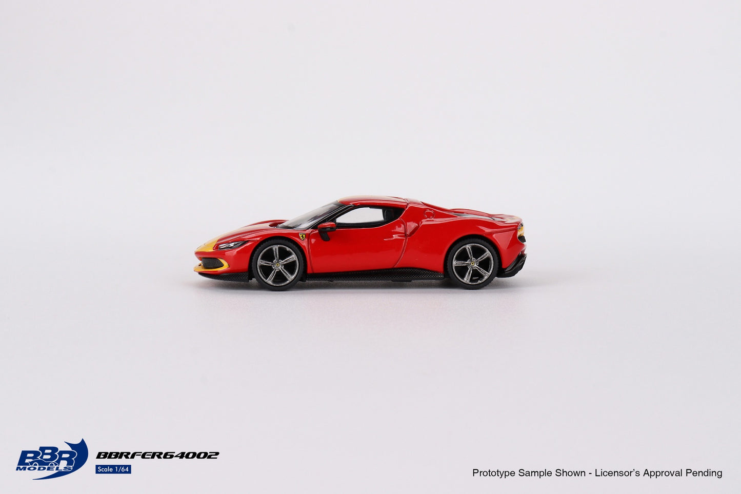 1/64 BBR Models Ferrari 296 GTB Assetto Fiorano – Rosso Corsa BBRFER64002