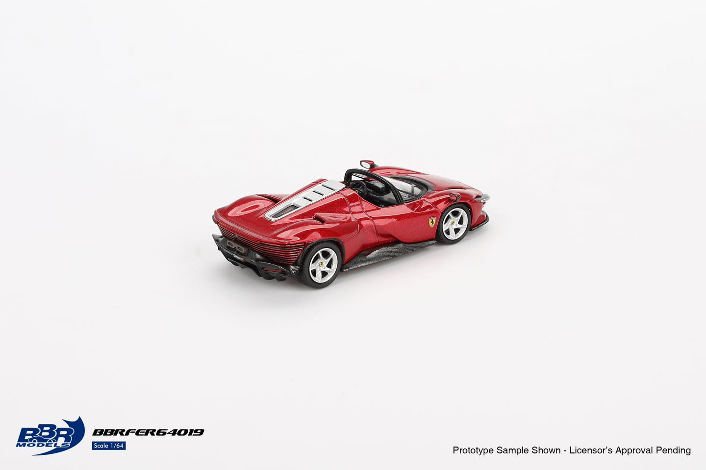 1/64 BBR Models Ferrari Daytona SP3 Rosso Imola Limited Edition BBRFER64019