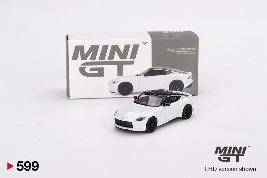 Mini GT 1/64 #599 Nissan Z Performance 2023 – Everest White Limited Edition MGT00599