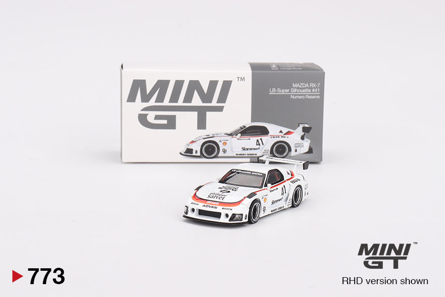 1:64 Mini GT #773 MAZDA RX-7 LB-Super Silhouette #41 Numero Reserve Limited Edition mgt00773