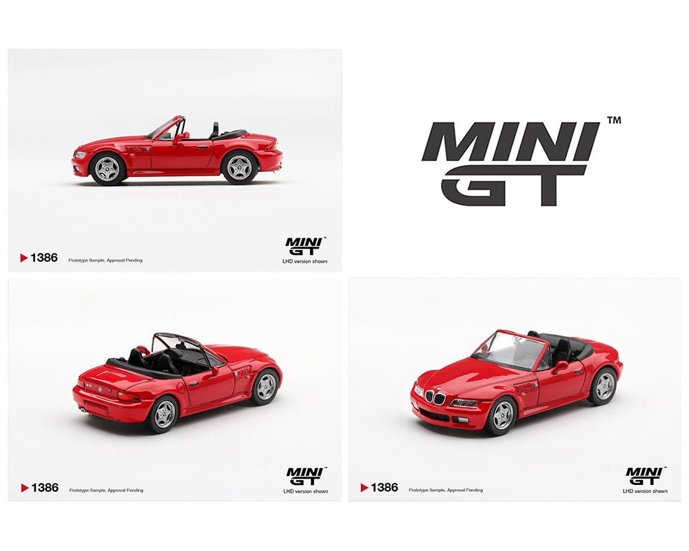 Pre-Order | 1:64 Mini GT #1386 BMW Z3 Hellrot Red Limited Edition MGT01386