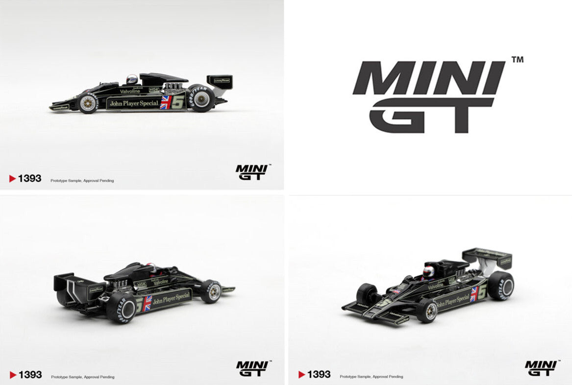 Pre-Order | 1:64 Mini GT #1393 Lotus 78 #5 Mario Andretti 1977 US GP West Winner Limited Edition MGT01393