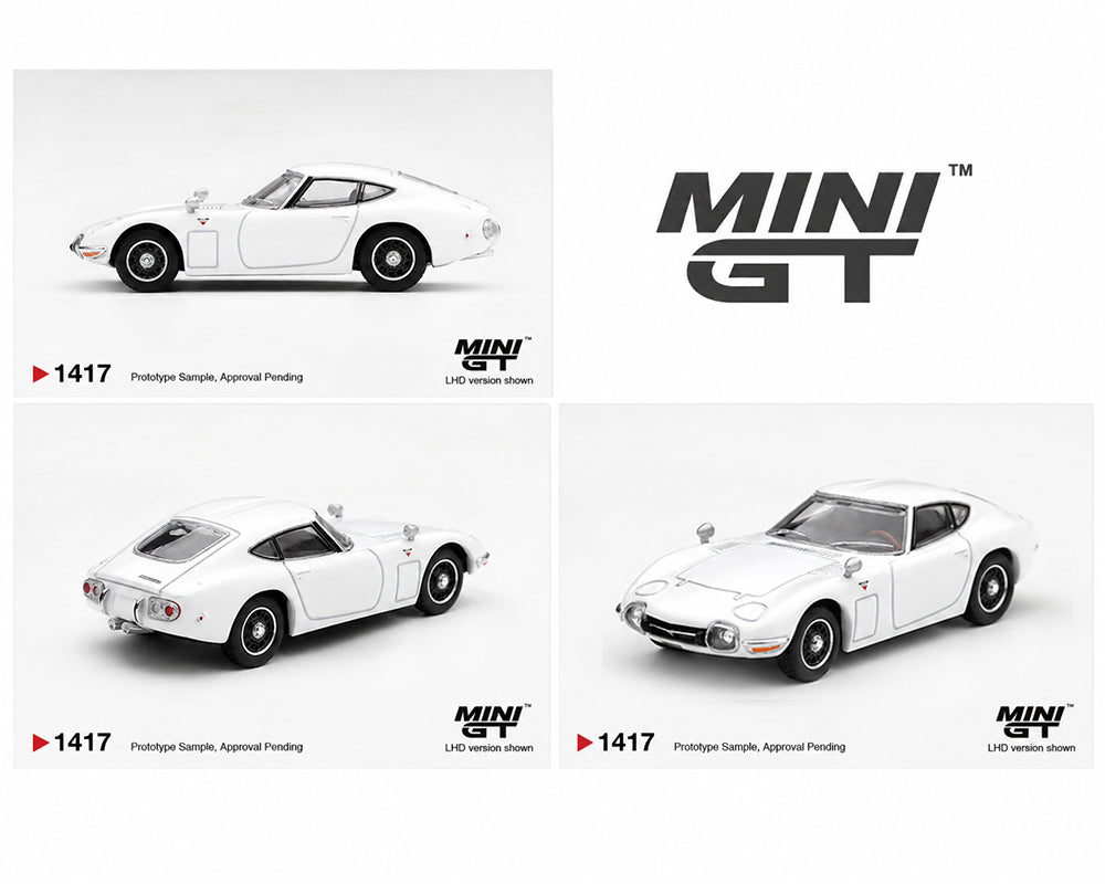 Pre-Order | 1:64 Mini GT #1417 Toyota 2000GT Pegasus White Limited Edition MGT01417