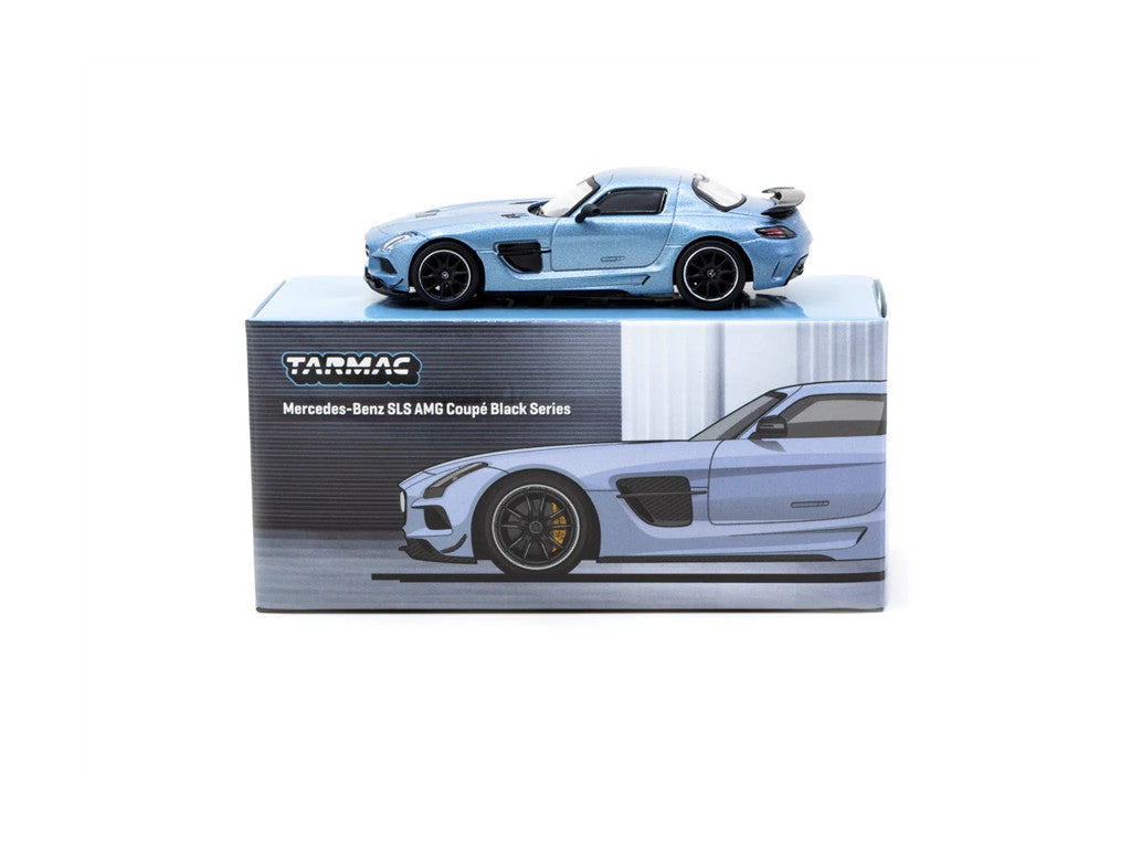 1:64 Tarmac Works Mercedes-Benz SLS AMG Coupe Black Series Matte Blue Limited Edition T64G-027-MB