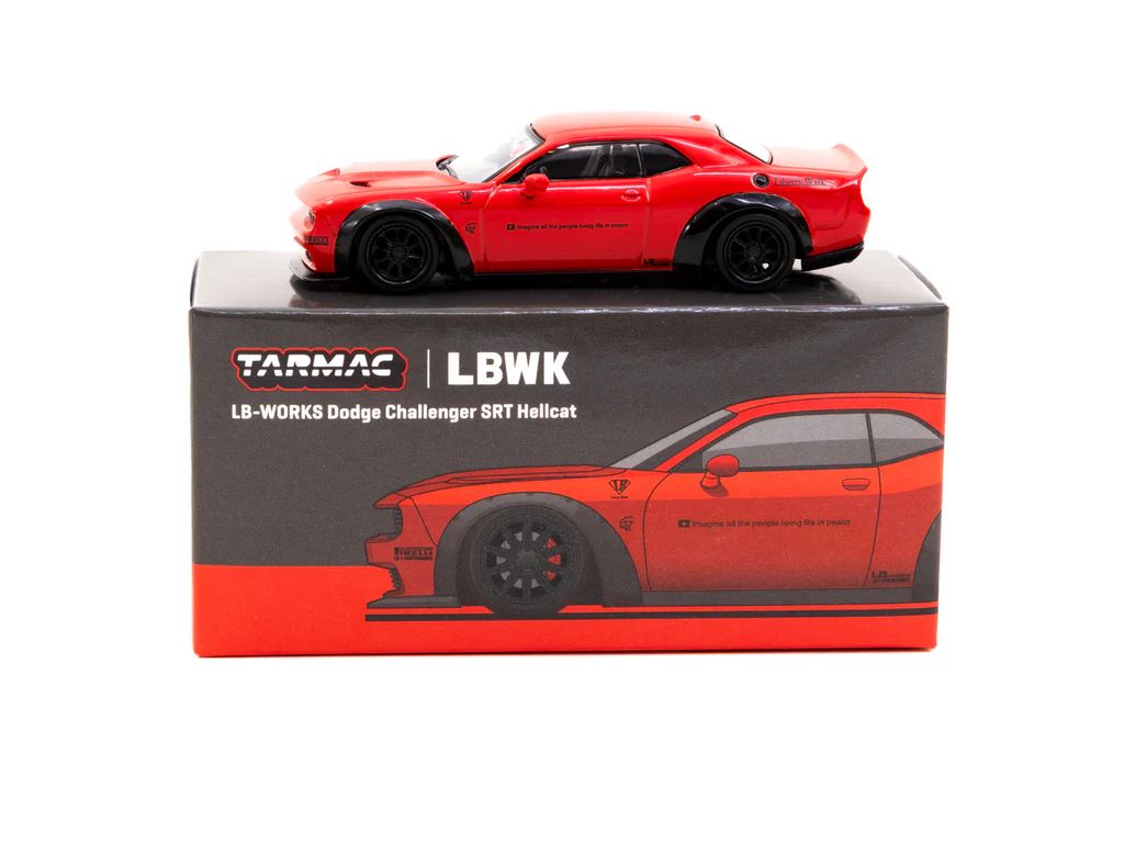 1:64 Tarmac Works LB-WORKS Dodge Challenger SRT Hellcat Red Special Edition T64G-TL039-RE