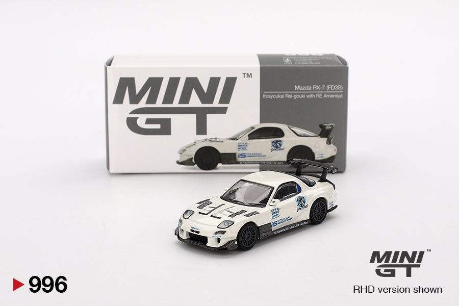 1:64 Mini GT #996 Mazda RX-7 (FD3S) Itosyoukai Rei-gouki with RE Amemiya Limited Edition mgt00996