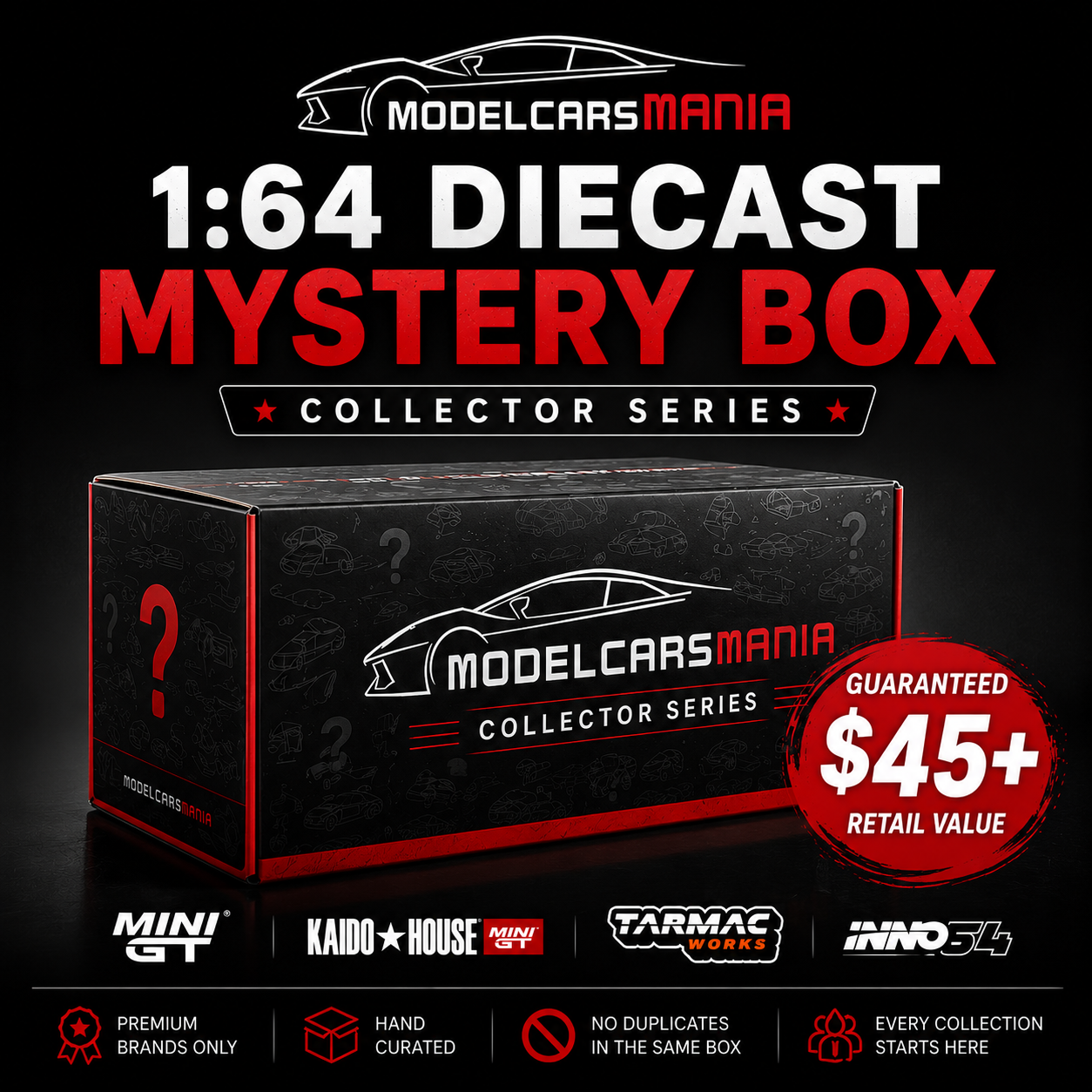 1:64 Diecast Mystery Box | ModelCarsMania Collector Series