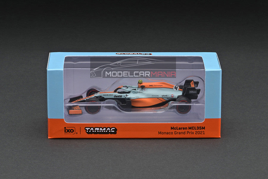 1:64 Tarmac Works McLaren MCL35M Monaco Grand Prix 2021 #4 Lando Norris Limited Edition T64G-F040-LN1