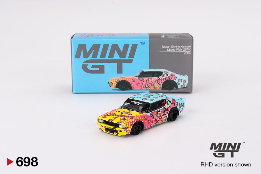 1/64 Mini GT #698 Nissan Skyline Kenmeri Liberty Walk LBWK KUMA Limited Edition mgt00698
