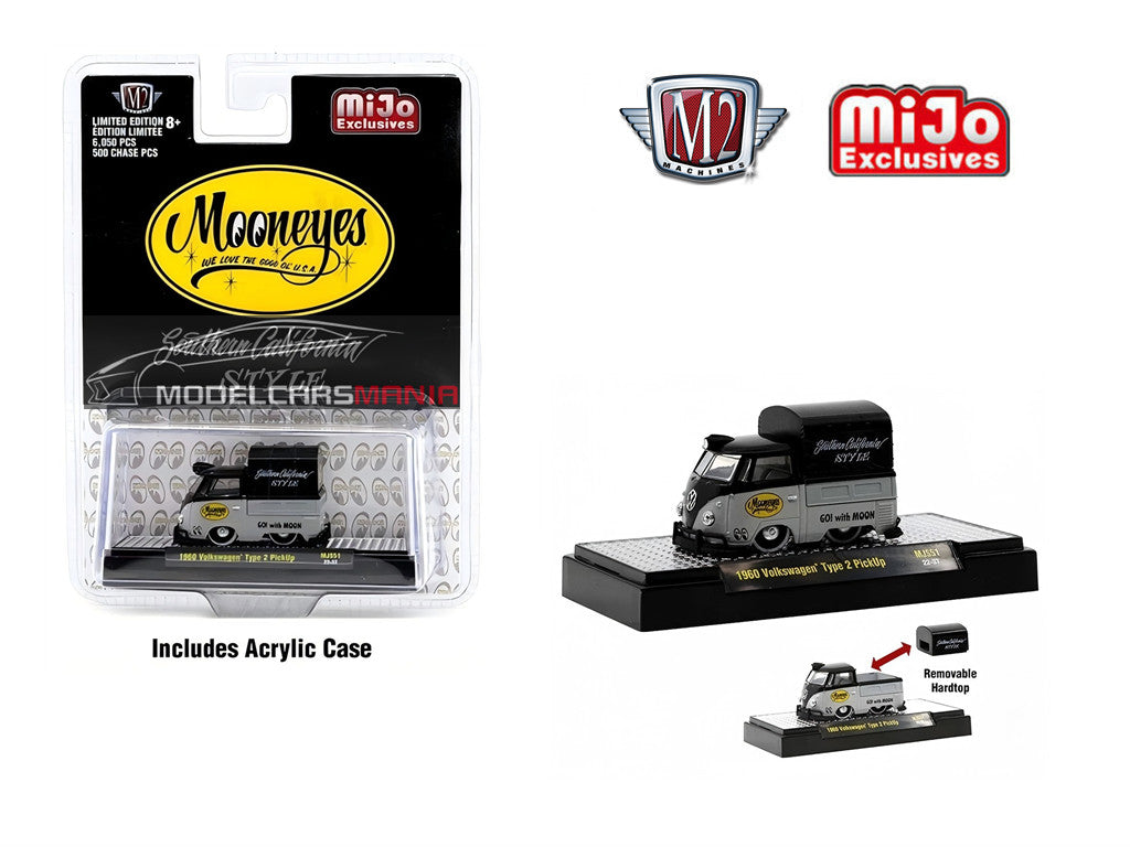 1/64 M2 Machines Volkswagen 1960 Short Pickup with Top Mooneye Limited Edition 31500-MJS51