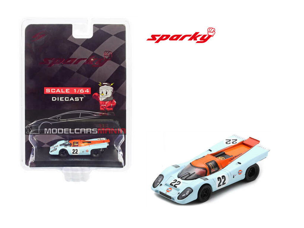 1:64 Spark Model Porsche 917 K No.22 24H Le Mans 1970 M. Hailwood - D. Hobbs Limited Edition Y145B