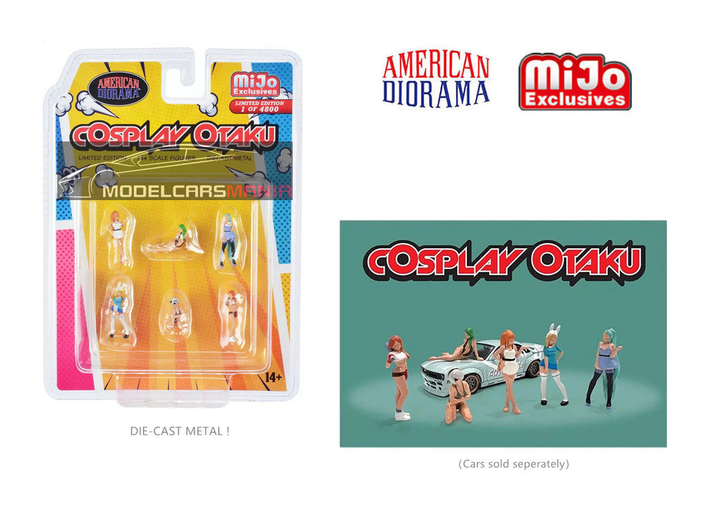 American Diorama 1:64 Mijo Exclusive Figures Cosplay Otaku Figure Set Limited Edition AD-76510MJ