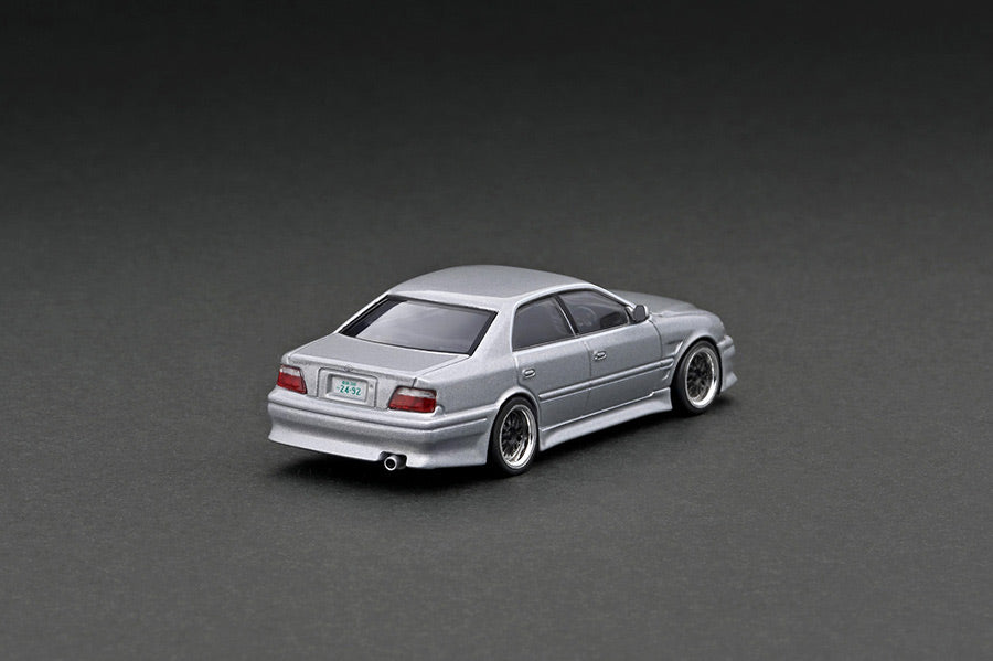 1:64 Tarmac Works VERTEX Toyota Chaser JZX100 Silver Metallic 2022 HK Toycar Salon Special Edition T64G-007-SL