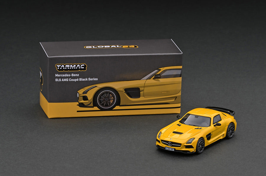 1:64 Tarmac Works Mercedes-Benz SLS AMG Coupé Black Series Yellow Metallic T64G-027-YL