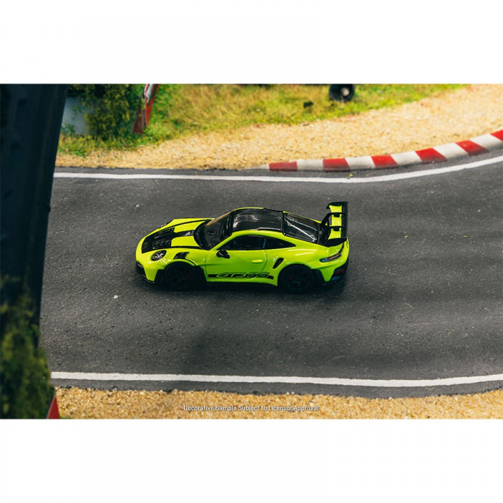 1:64 Tarmac Works x Minichamps  Porsche 911 (992) GT3 RS Acid Green Limited to 999 pcs T64MC-005-AG