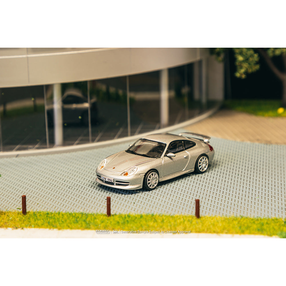 1:64 Tarmac Works Porsche 911 GT3 (Type 996) – Silver Limited Edition T64G-069-SL