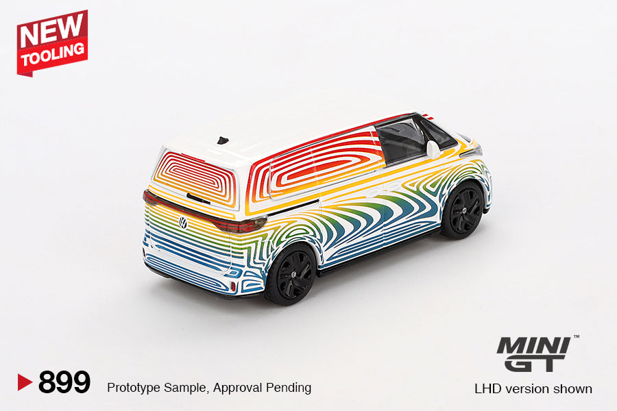 1:64 Mini GT #899 Volkswagen ID. Buzz Prototype “Rainbow” Limited Edition mgt00899