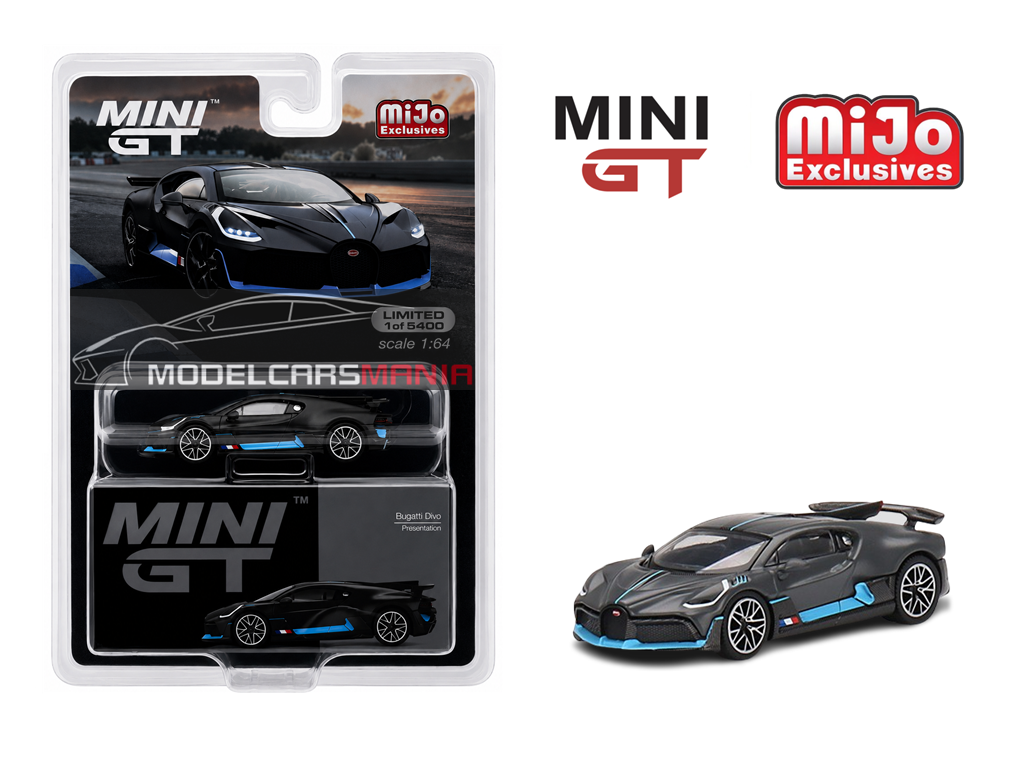 1/64 Mini GT #474 Bugatti Divo Presentation Limited Edition mgt00474