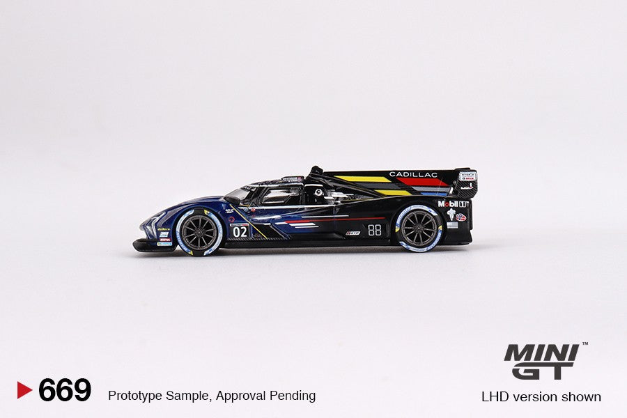 1/64 Mini GT #669 Cadillac V-Series.R #02 Cadillac Racing 2023 IMSA Daytona 24 Hrs Limited Edition mgt00669