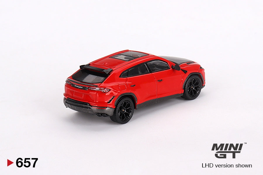 1:64 Mini GT #657 Lamborghini Urus Performante – Rosso Mars Limited Edition mgt00657