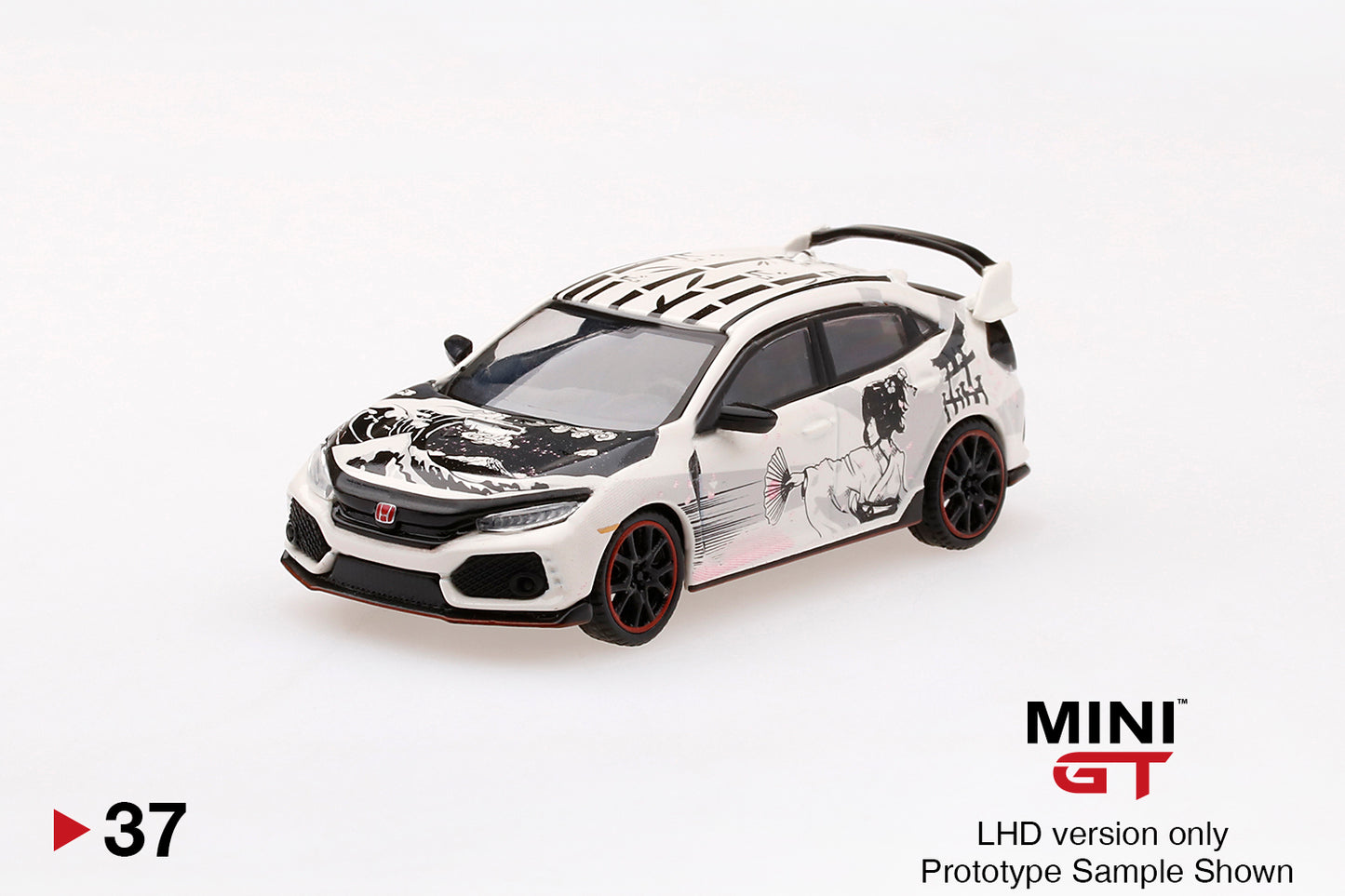 1:64 Mini GT #37 Honda Civic Type R (FK8) ArtCar Manga 2018 Paris Auto Show Limited Edition mgt00037