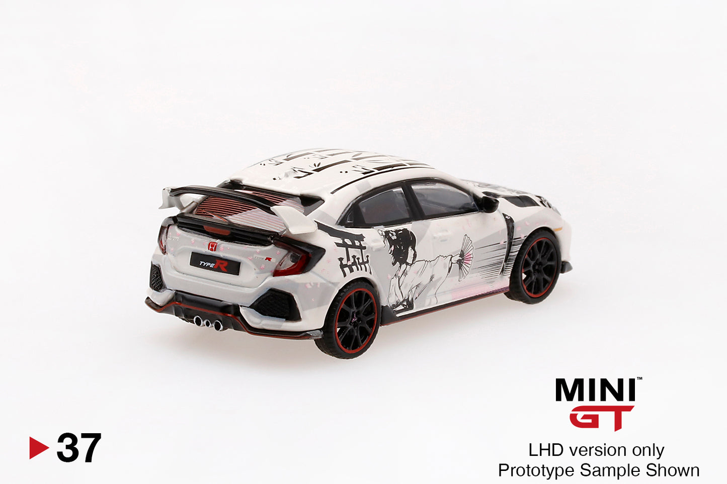 1:64 Mini GT #37 Honda Civic Type R (FK8) ArtCar Manga 2018 Paris Auto Show Limited Edition mgt00037
