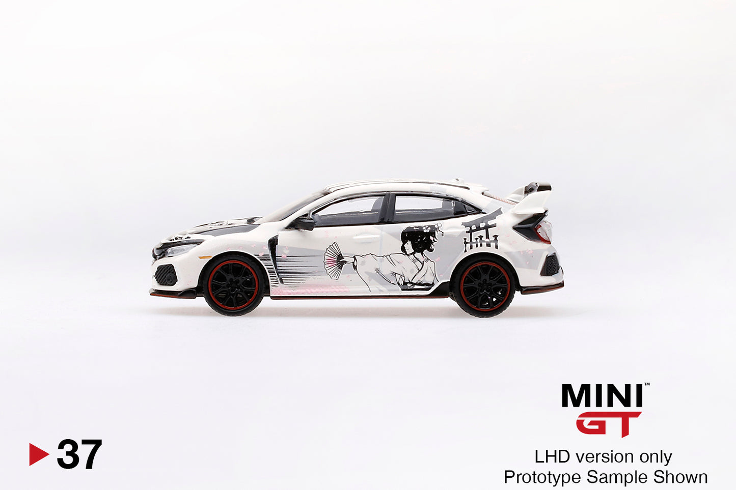 1:64 Mini GT #37 Honda Civic Type R (FK8) ArtCar Manga 2018 Paris Auto Show Limited Edition mgt00037