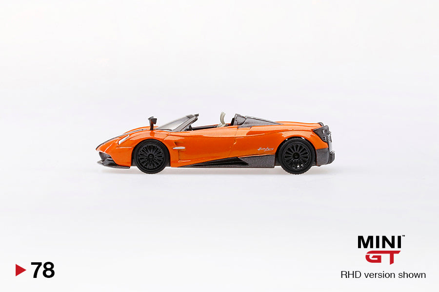 1:64 Mini GT#78 Pagani Huayra Roadster Arancio SaintTropez Limited Edition MGT00078