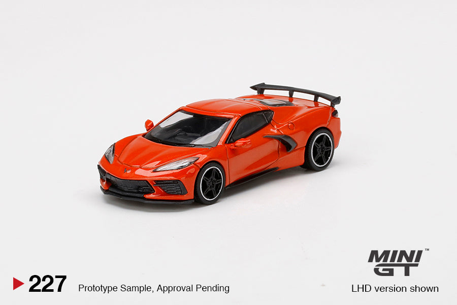 1/64 Mini GT #227 Chevrolet Corvette Stingray 2020 Sebring Orange Tintcoat Limited Edition mgt00227