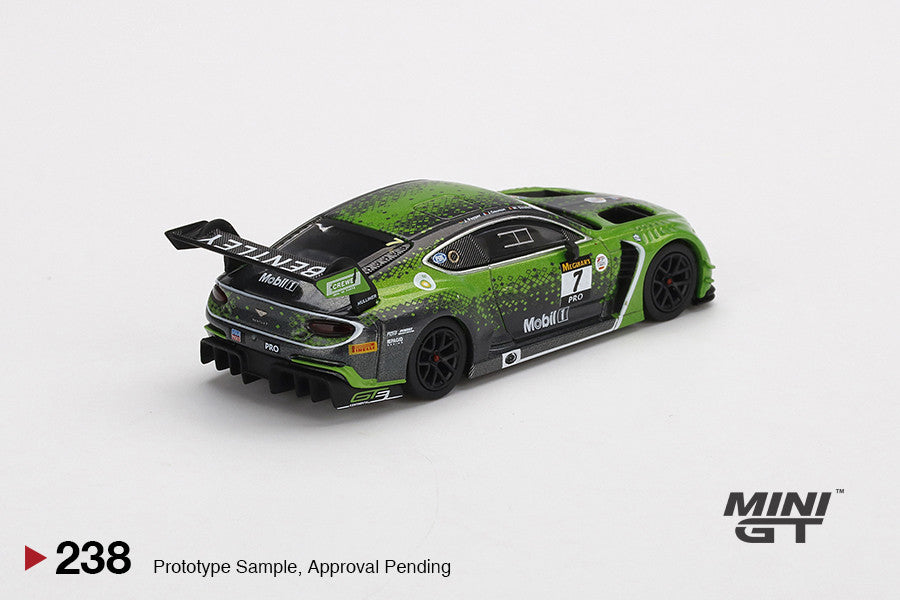 1/64 Mini GT #238 Bentley Continental GT3 #7 2020 Liqui-Moly Bathurst 12 Hrs Winner Bentley Team M-Sport Limited Edition mgt00238
