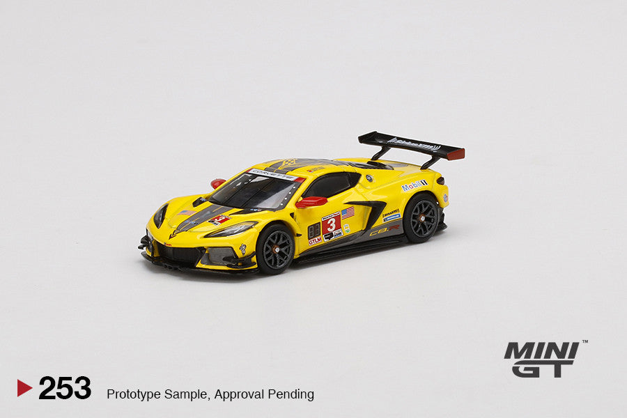 Mini GT 1:64 #253 Chevrolet Corvette C8.R #3 2020 IMSA 24 Hr Daytona (Yellow) Limited Edition  MGT00253