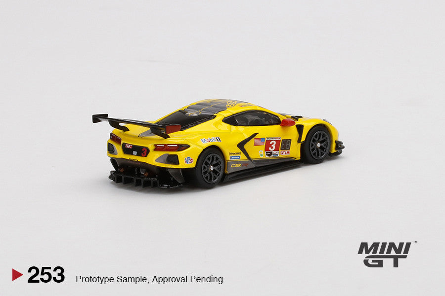 Mini GT 1:64 #253 Chevrolet Corvette C8.R #3 2020 IMSA 24 Hr Daytona (Yellow) Limited Edition  MGT00253
