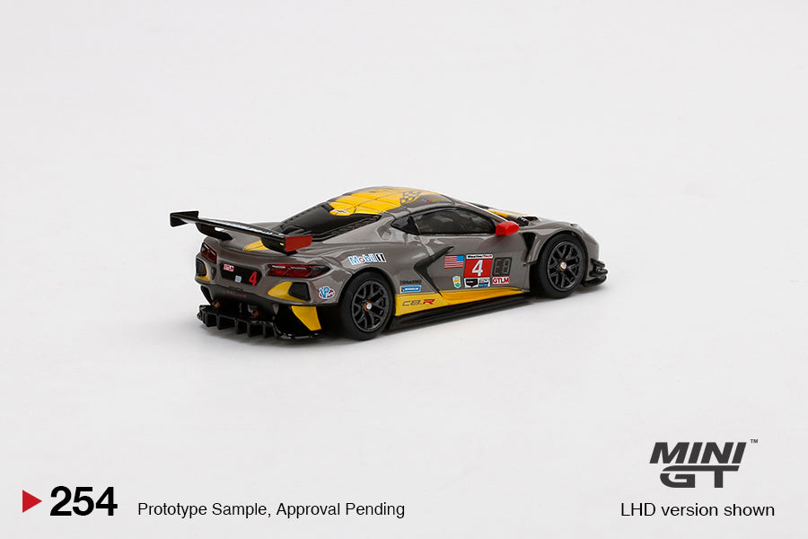 Mini GT 1:64 #254 Chevrolet Corvette C8.R #4 2020 IMSA 24 Hr Daytona (Grey) Limited Edition  MGT00254